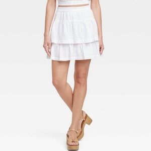 Universal Thread Tiered Mini Skirt